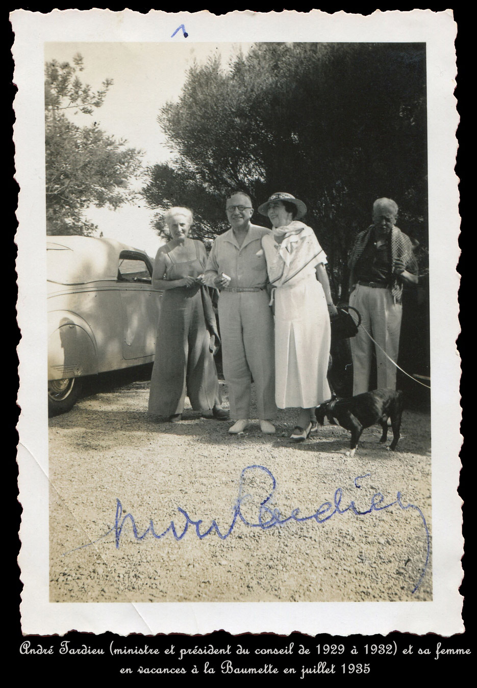 1935 ANDRE TARDIEU EN VACANCES