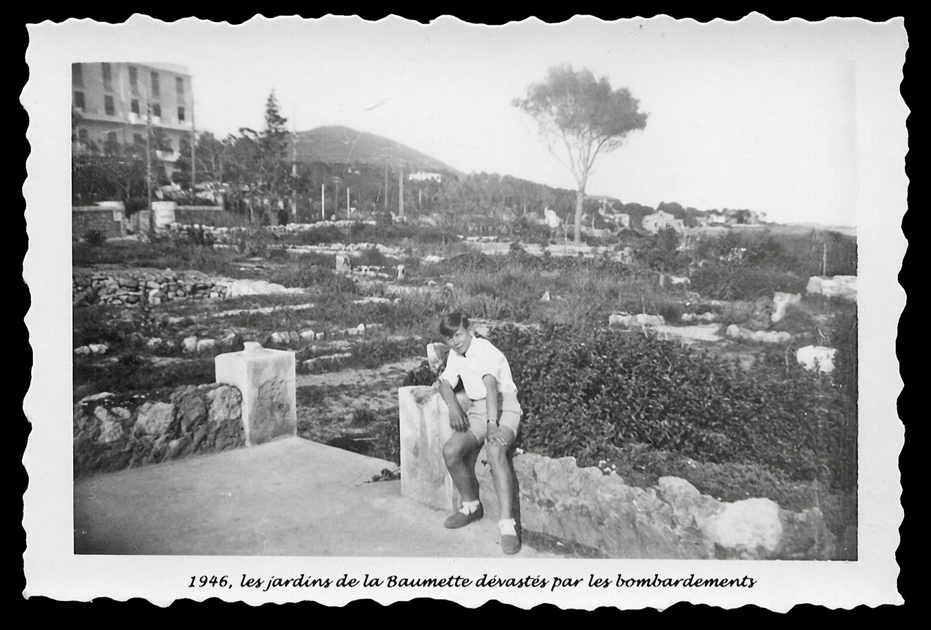 1946 Les jardins dévastés