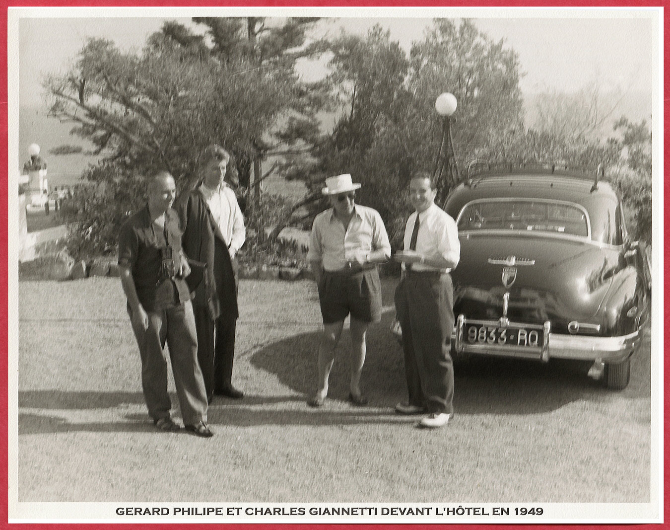 1949 Gérard Philipe avec Charles Giannetti