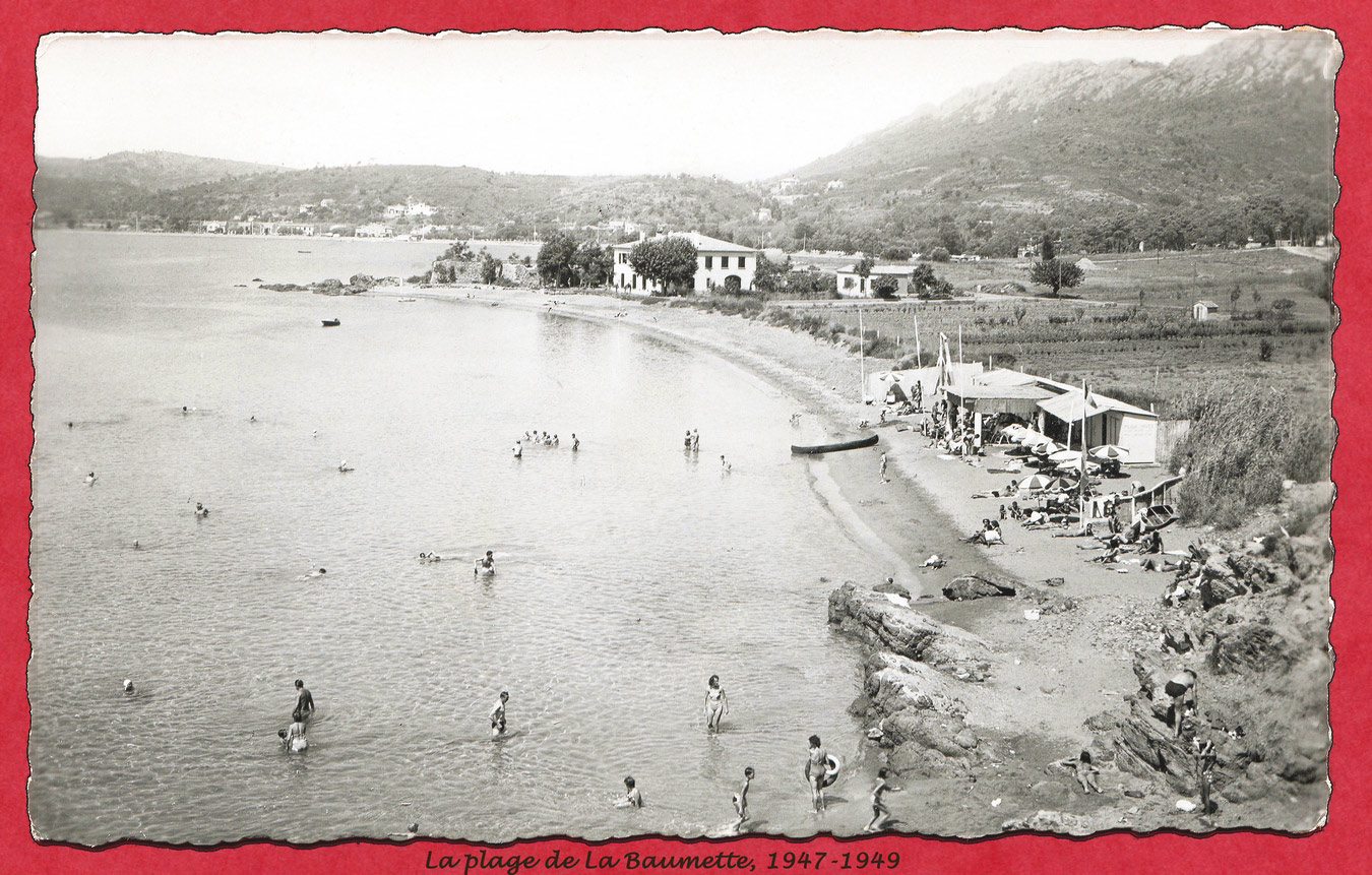 La plage en 1947