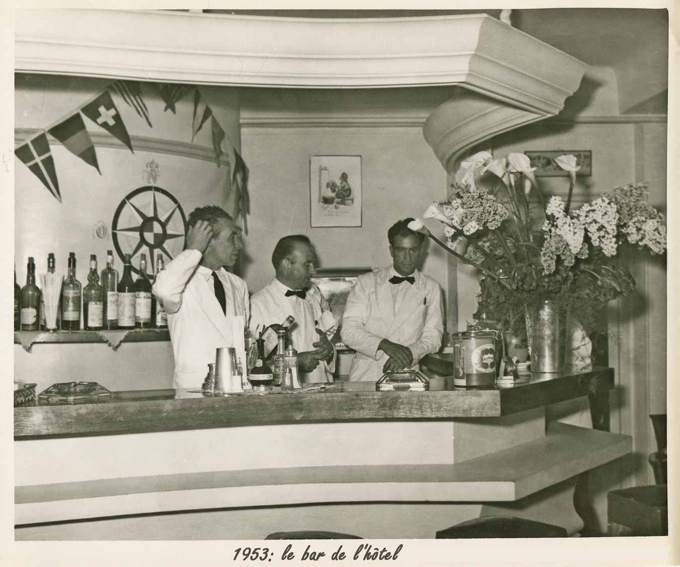 Le bar en 1953