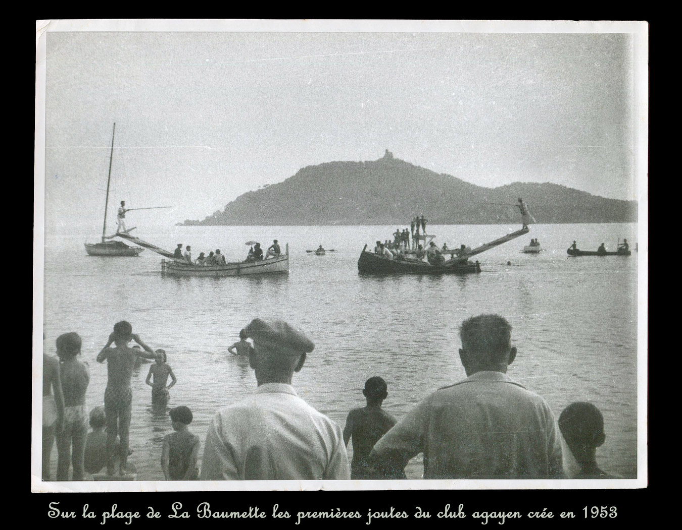 1955-1960 Joutes sur la plage de La Baumette