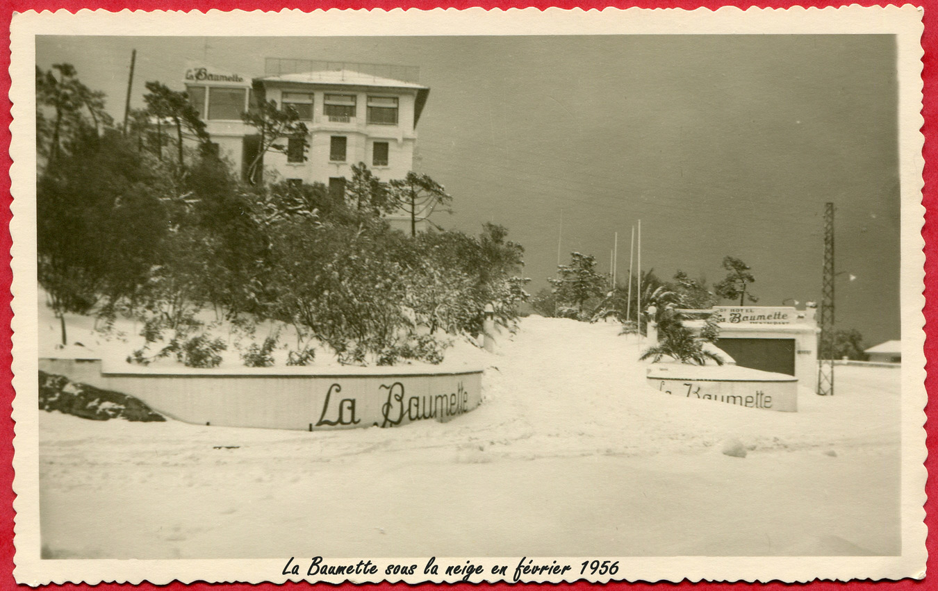 Sous la neige en Fvrier 1956