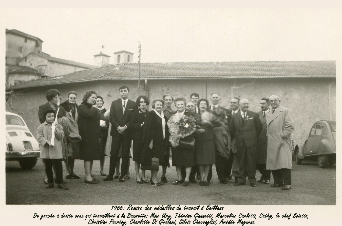 1965 Remise de mdailles du travail