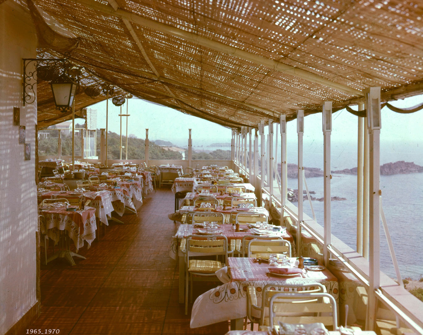 1965-1970 Terrasse du restaurant