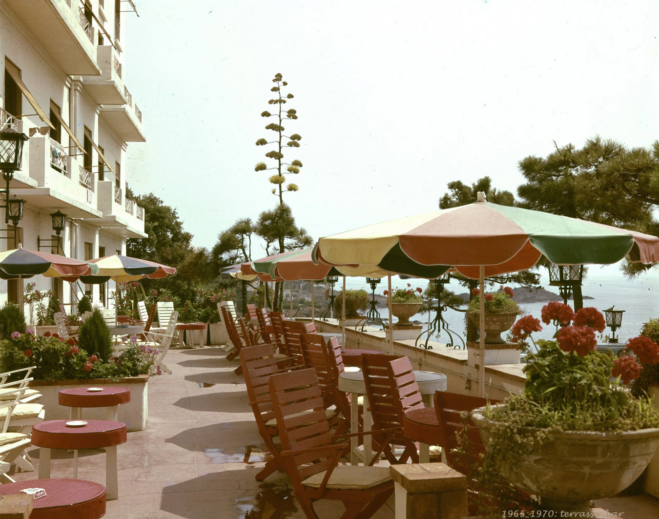 1965-1970 La terrasse du bar