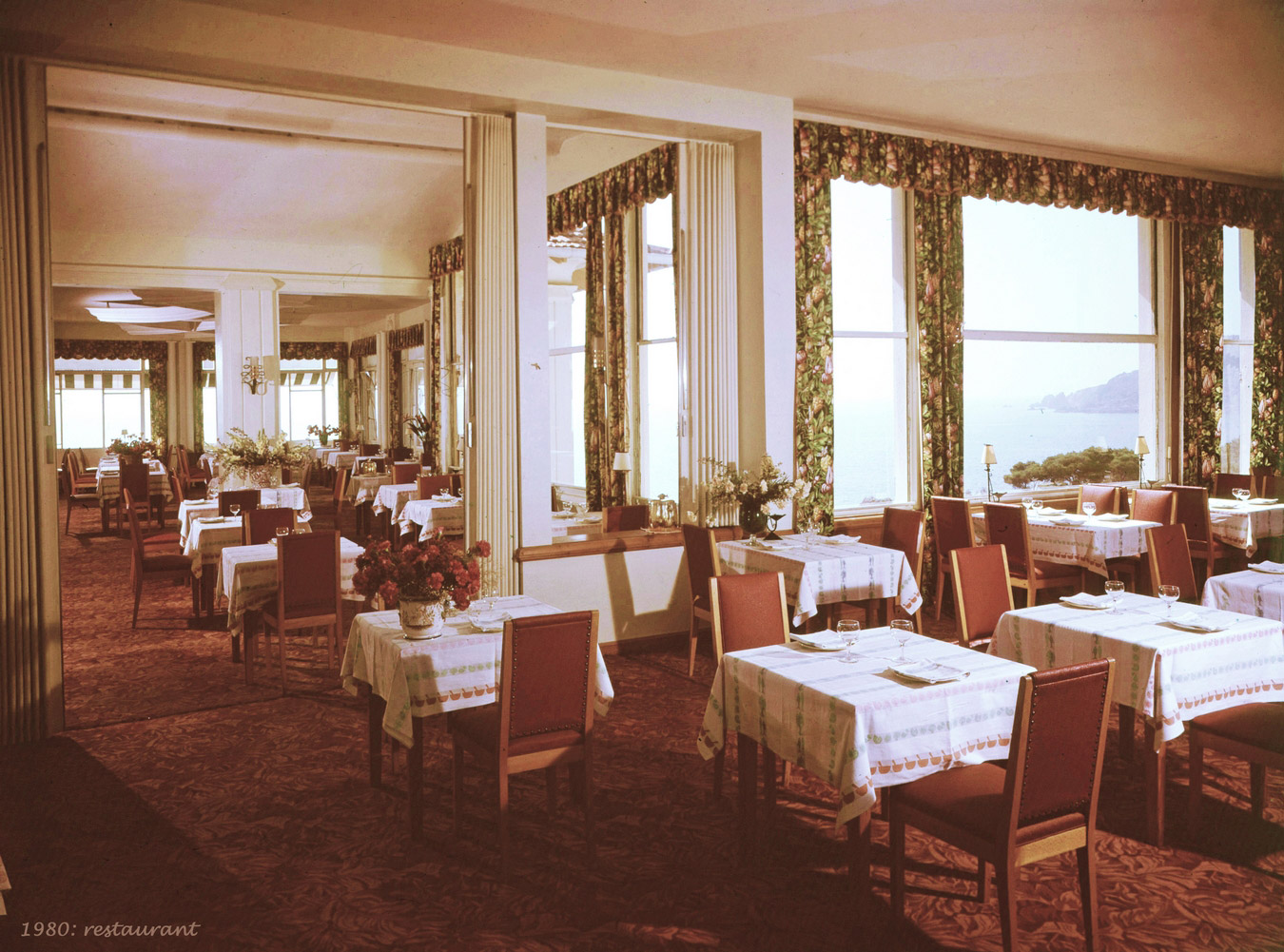 Le restaurant en 1980